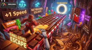 +1 Speed Keyboard Escape Candy Chocolate en Roblox 2026: Guía Completa, Códigos y Trucos