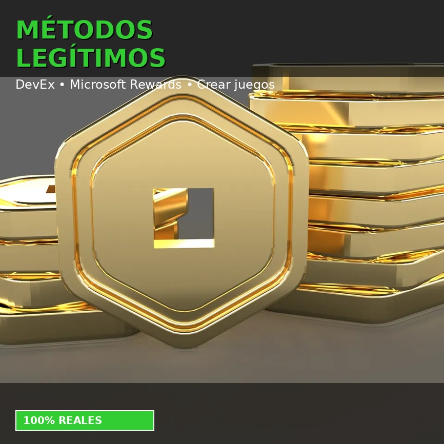 Monedas de Robux doradas representando métodos legítimos para ganar Robux gratis